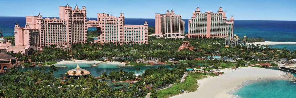 Overview of entire Atlantis resort